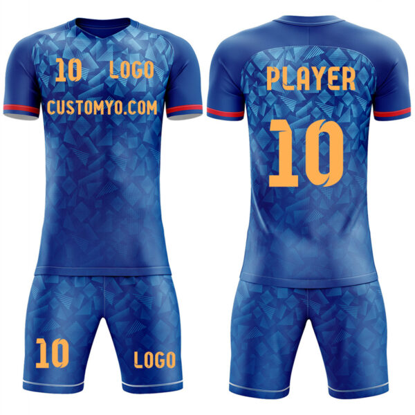 2024 New Design Custom Team Soccer Jersey & Shorts add your name and number